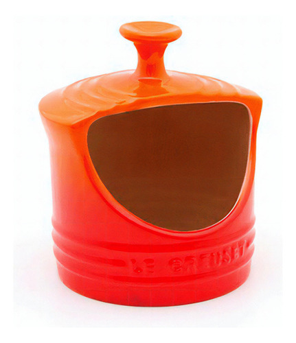 Porta Sal De Cerâmica 11 Cm Laranja Le Creuset