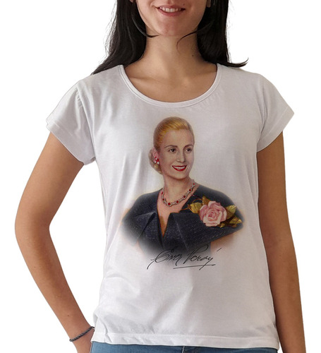 Remera Eva Peron Evita Mujer