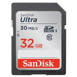Sandisk Ultra 32gb Sdhc Clase 10 / Uhs-1 Flash Memory Card V