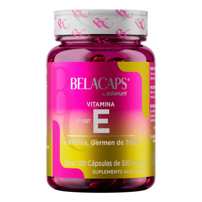 Solanum Vitamina E + Biotina, Germen De Trigo 120 Caps Sin Sabor | MercadoLibre