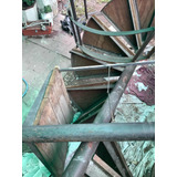 Escalera Caracol Usada De Hierro Y Madera