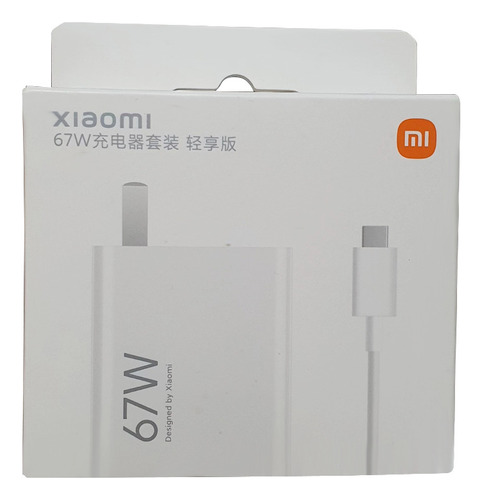 Cargador Original Xiaomi 67w Type-c Para Xiaomi 11 Ultra