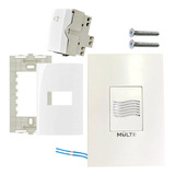 Campainha Cigarra Residencial Bivolt 4x2 Slim + Interruptor