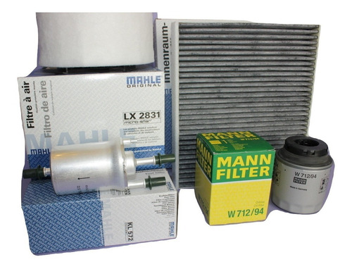 Kit 4 Filtros Audi A1 1.2 1.4  Aire Aceite Nafta Habitaculo  Foto 2