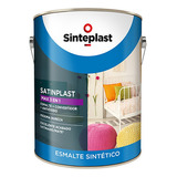 Esmalte Sintético Satinplast Max 3 En 1 Sinteplast 1 L Color Negro