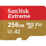 Sandisk 256gb Extreme Uhs-1 Micro Sdxc Con Adaptador Sd
