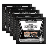 Champú Instant Hair Dye Black Beard Para Hombre, Barba Natur