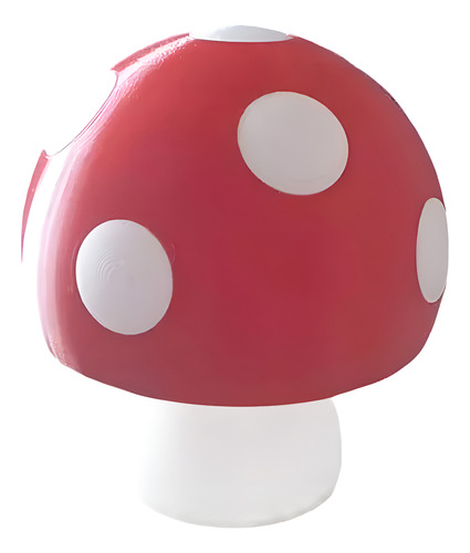 Lampara 3d Hongo Velador Infantil Niños Mushroom Mario