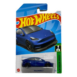 1:64 Hot Wheels Tesla Model Y  Hw Green Speed A Escala 