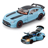 Mercedes Benz Amg Gtr Miniatura Metal Coche Deportivo 1/18