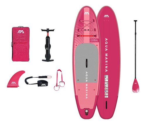 Tabla Stand Up Paddle Sup Coral 105kg Aquamarina Con Asiento