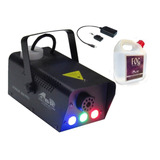 Combo Máquina De Humo Inalambrica Led + Liquido De Humo Envi