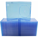 Brbr12bl - 25 Cajas De Dvd Con Capacidad De Disco (0.472in D