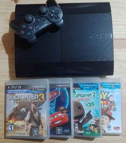 Play 3 Super Slim 320gb Con Hen