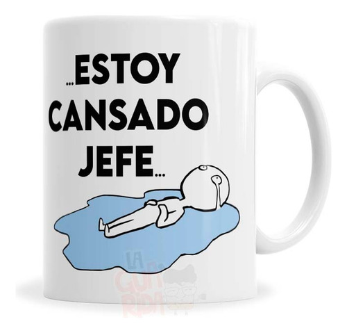 Taza De Céramica Estoy Cansado Jefe