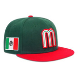 Gorras De Béisbol Ajustable Con Bordado De Bandera De México