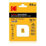 Cartão De Memória 64gb Kodak Microsdxc Ultra Desempenho