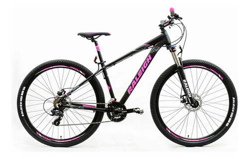 Bicicleta Mtb Raleigh Mojave 2.0 Dama Rodado 29 Color Negro/rosa/blanco Tamaño Del Cuadro 16.5