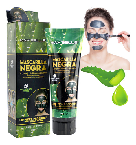 Mascarilla Limpieza  Facial Aloe Vera Elimina Puntos Negros