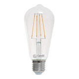 Lámpara Filamento Led Pera Vintage E27 7w Clara - Candil