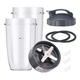 Kit Nutribullet Vasos 32,24,18 Vasos Empaques Hules 9pzas