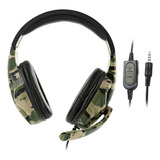 Auriculares Estéreo Camo Para Juegos Con Cable De 3.5 Mm Con