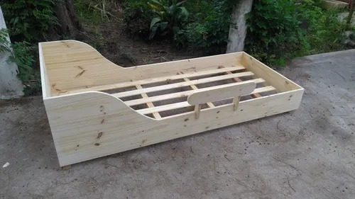 Cama De Pino Montessori - Para Colchón 140x080