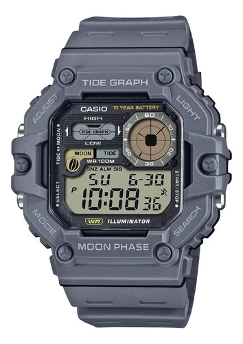 Relógio Casio Ws-1700h-8avdf Gráfico De Marés