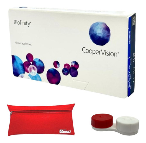 Lente De Contato Biofinity Com Grau Coopervision + Brinde