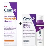 Cerave Skin Renewing: Serum Vitamina C + Serum Retinol