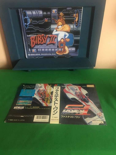 Mega Drive Fastest 1 Encarte Japonês Original