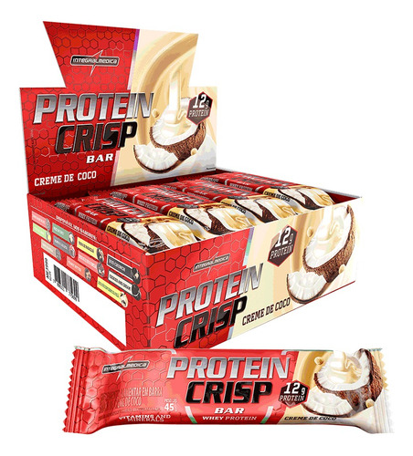 Protein Crisp Bar Caixa C/ 12 Unidades - Integralmedica