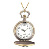 Reloj De Bolsillo Vintage Para Mujer Con Collar M