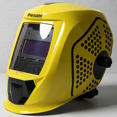 Careta Electronica De Soldar Parazzini Bumblebi Uso Industrial Soldadura Color Amarillo | Envío gratis