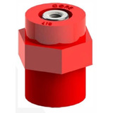 Aislador Tipo Manzana Tuerca Rojo 1/4 Mod.l10-205 400v