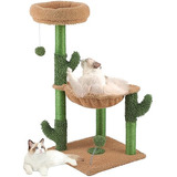 Couner Árbol De Cactus Para Gatos, Poste Rascador Para Gatos