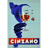 Carteles Antiguos Chapa Grue 20x30cm Vermouth Cinzano Dr-158