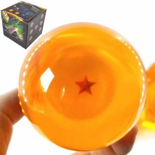 Esferas De Dragon Ball Z Tamaño Real 7.6cm + Estuche