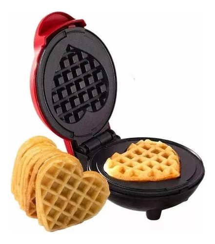 Mini Wafles De Corazon Maquina  Waflera 