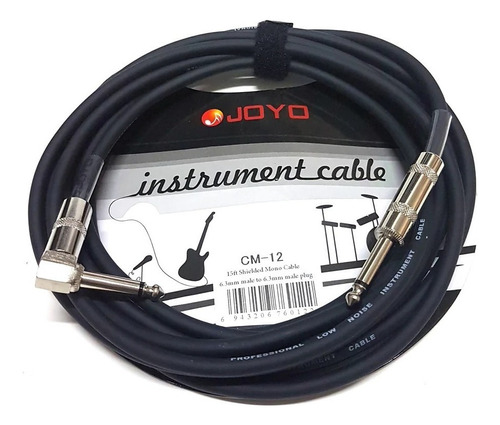 Cable De Guitarra / Instrumento Joyo Cm-12 Rec/ang 4,5 Mts