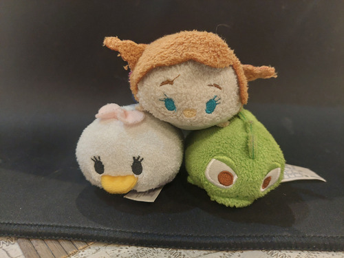 Tsum Tsum Disney. Ana, Daisy Y El Camaleón De Rapunzel. Orig