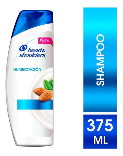 Shampoo Head & Shoulders Humectación Aceite Almendras 375ml