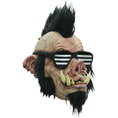 Máscara De Chango Rockero Boar Punk Disfraz Halloween Funny | Meses sin interés