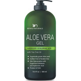 Gel De Aloe Vera  De Aloe Orgnico 100% Puro Infundido Con In