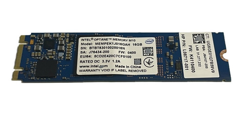 Intel Optane De 16gb M10 Pci Express Nvm M2
