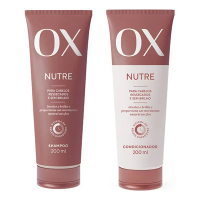 Shampoo E Condicionador Ox Nutre Cabelos Ressecados 2x200ml | MercadoLivre