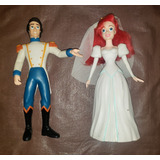 Figuras De La Sirenita Y Principe Applause Disney 