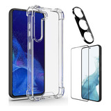 Kit Capa, Película 3d E Película Câmera Para Galaxy S23 Fe