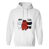 Sudadera Oso Escandaloso Pardo, Panda, Polar