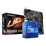 Combo Pc Intel I3 10100f + Mother Gigabyte H510m-h